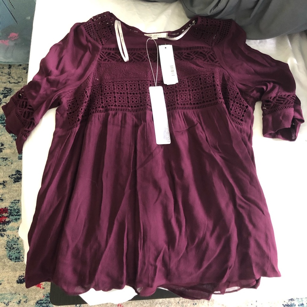 NWT, purple top